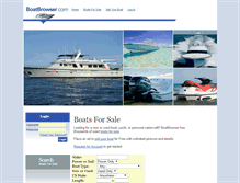 Tablet Screenshot of boatbrowser.com